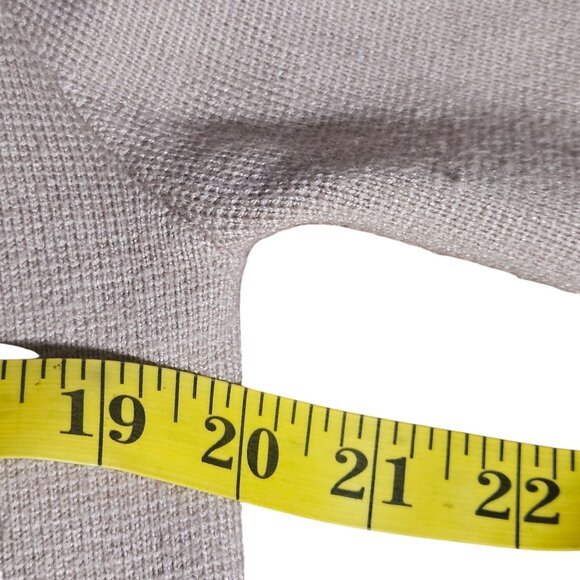 Women’s Beige Knit Long Cardigan S – Quiet Luxury Layering Cottagecore Neutral - Picture 5 of 7